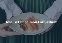 How To Cut Salmon For Sashimi