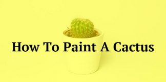 How To Paint A Cactus