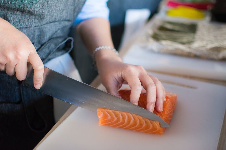 The skin of salmon is rich in Omega 3s. There is information on the risks of eating it and the benefits.