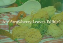 Are Strawberry Leaves Edible?