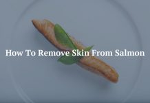 How To Remove Skin From Salmon