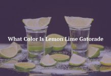 What Color Is Lemon Lime Gatorade